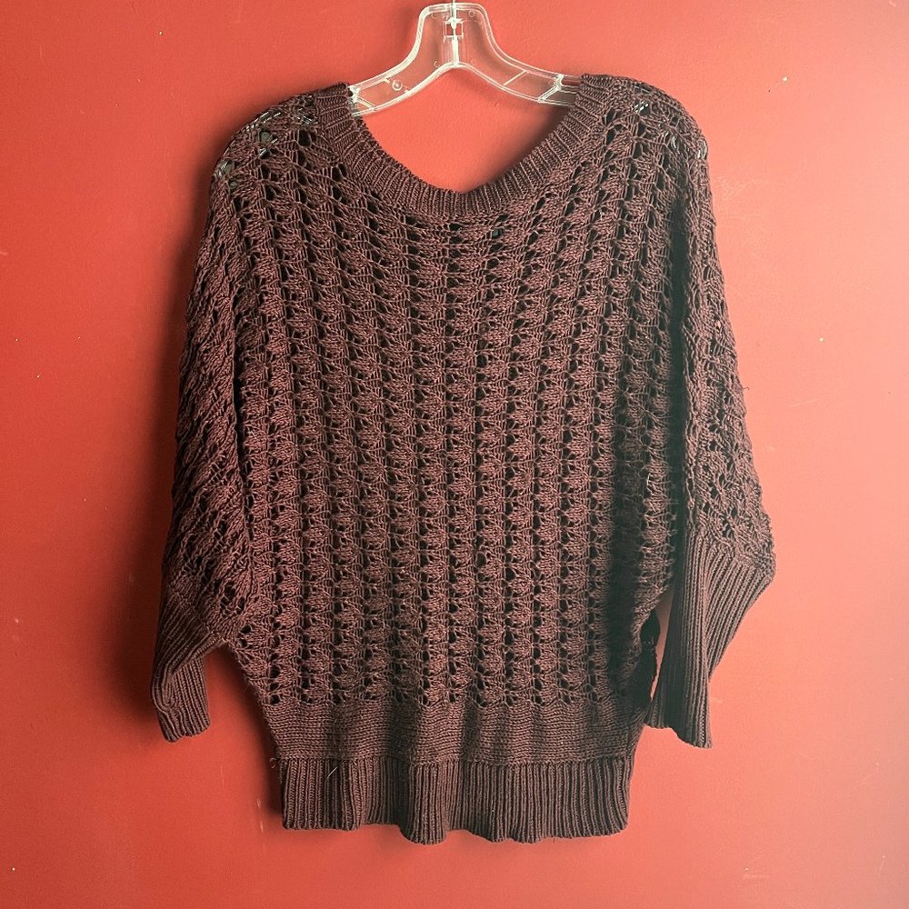 Allen B by Allen Schwartz Eyelet Sweater